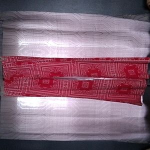 Woman flare stretch pants